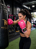 Classic Pink & White Boxing Gloves