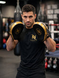 NLB Oversized Focus Mitts — Black & Gold