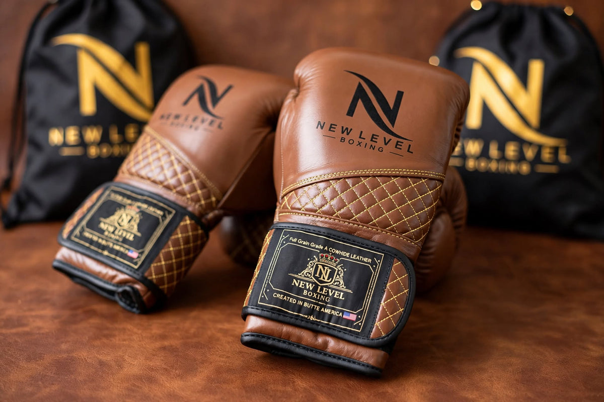 Classic Brown Boxing Gloves