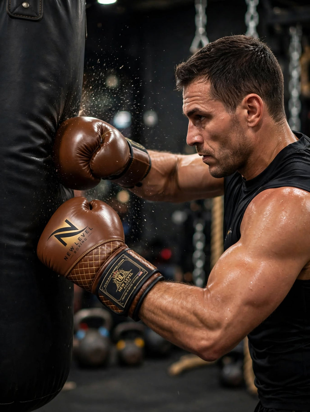 Classic Brown Boxing Gloves