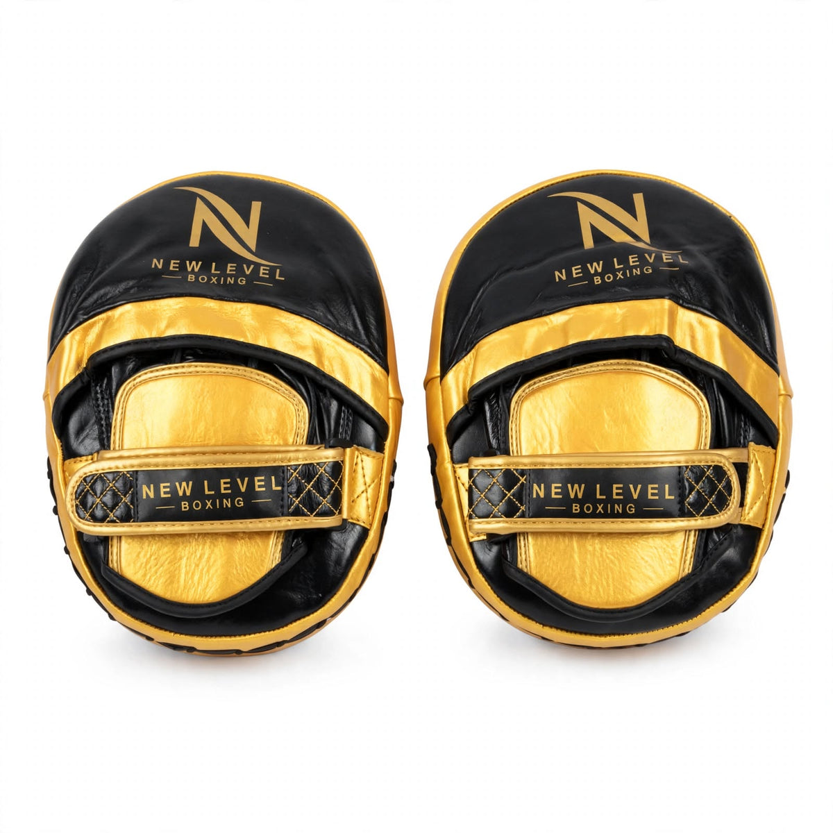 NLB Oversized Focus Mitts — Black & Gold